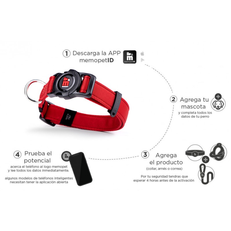 Collar Memopet NFC Azul - Imagen 5