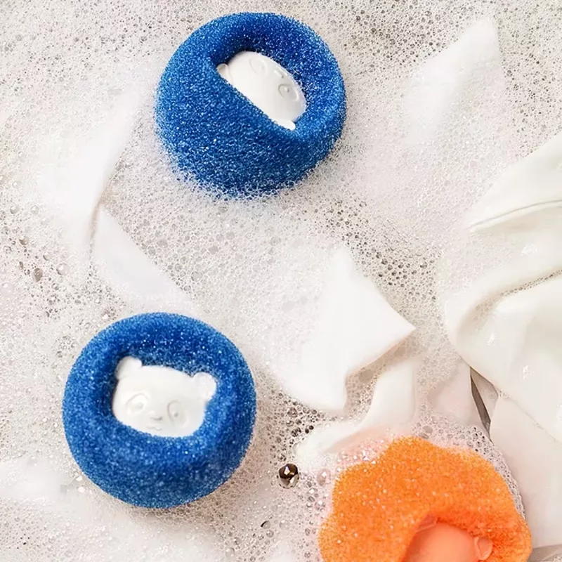 2 uds. Bolas de lavado para eliminar pelo de mascotas - Imagen 3