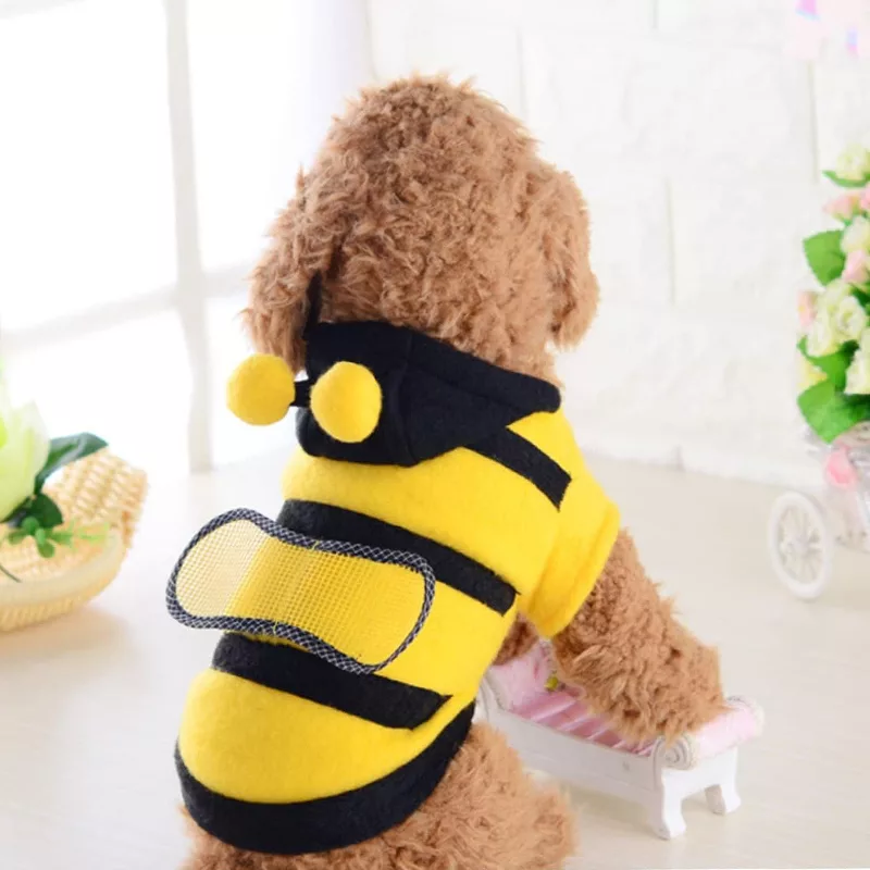 Disfraz de Abeja para Perro con Sudadera Polar