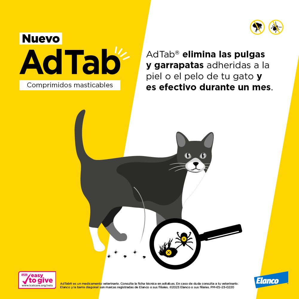 AdTab Antiparasitario en comprimidos para gatos - Imagen 5