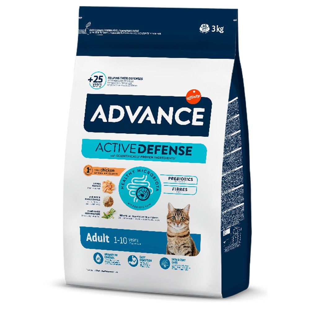 Advance Adult pollo y arroz feline 10 kg.