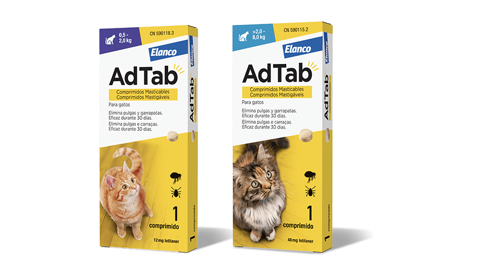 AdTab Antiparasitario en comprimidos para gatos