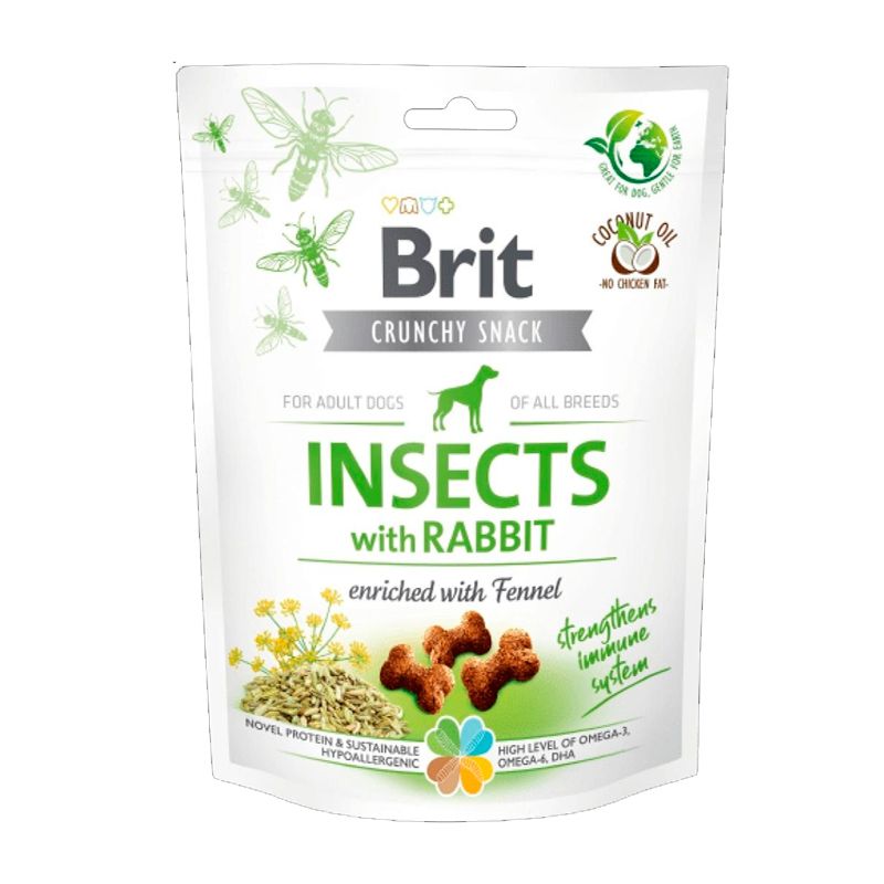 Brit Care Crunchy Cracker Insecto y Conejo 200gr