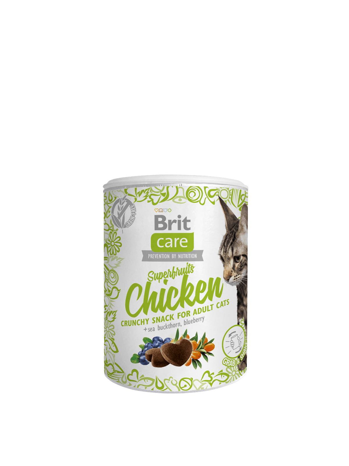 Brit Care Cat Snack Superfruits Pollo 100gr