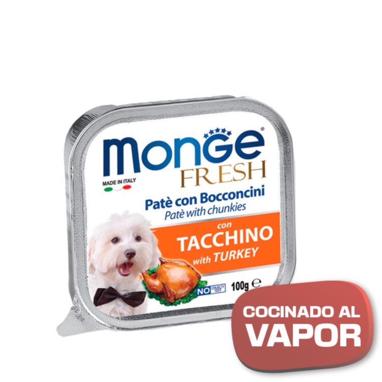 Paté para perro con trozos de pavo – 100gr (32u) - Imagen 3