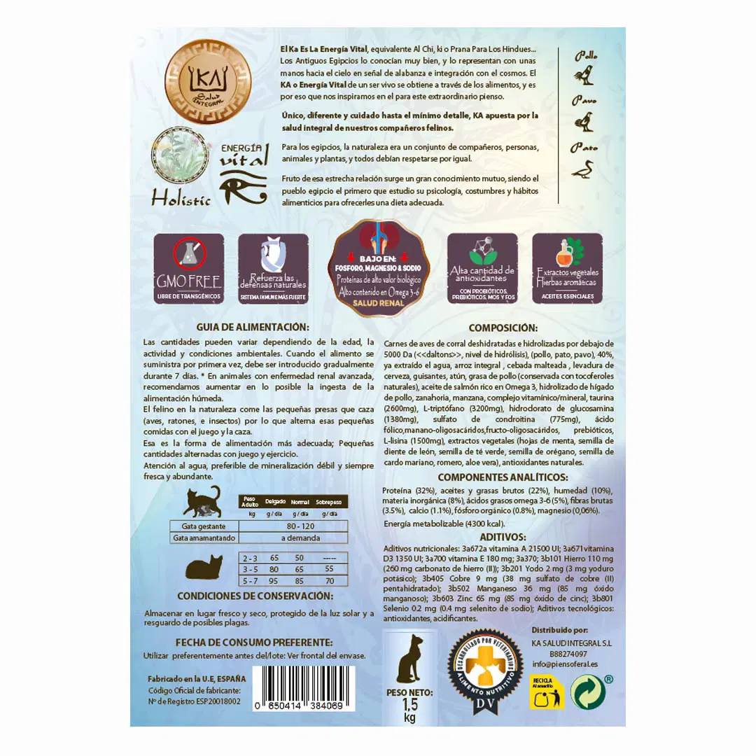 10% DTO / Pack ORIGINAL by Feral Gatos 3 x 1,5 kg - Imagen 4