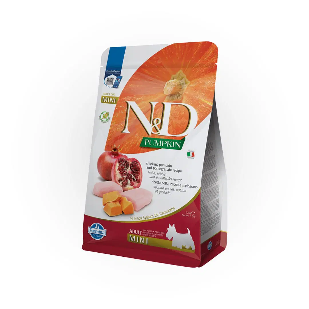 Farmina N&D Perro Mini Pienso Calabaza – Pollo y Granada