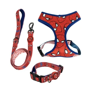 Pack Arnés, Collar y Correa - Spiderman
