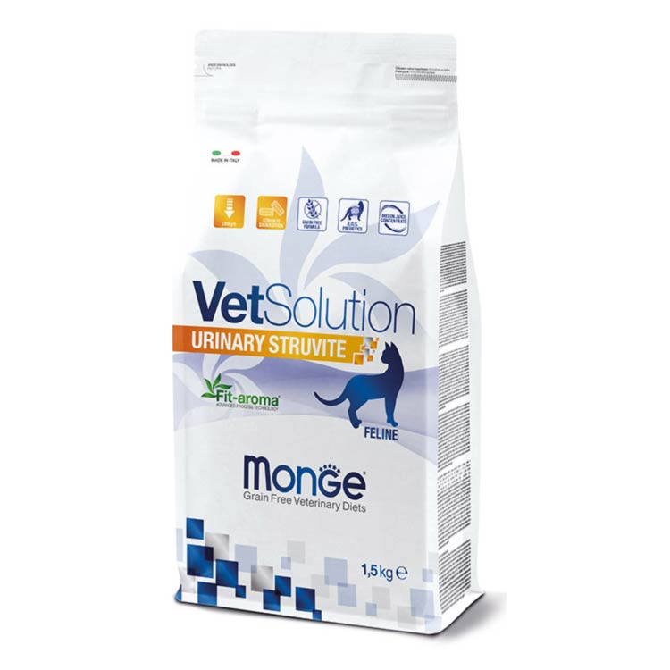 Pienso para gato Monge Vetsolution urinary struvitel – 1,5Kg