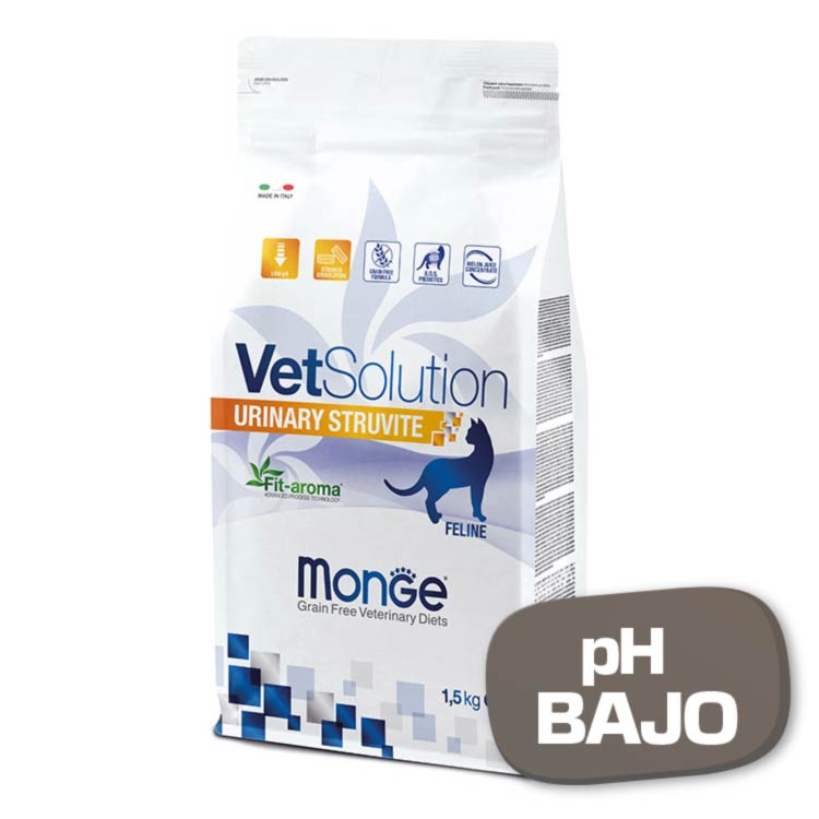 Pienso para gato Monge Vetsolution urinary struvitel – 1,5Kg - Imagen 3