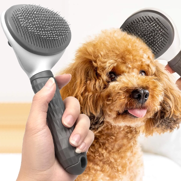 Cepillo Autolimpiante para Eliminación de Pelo de Perro