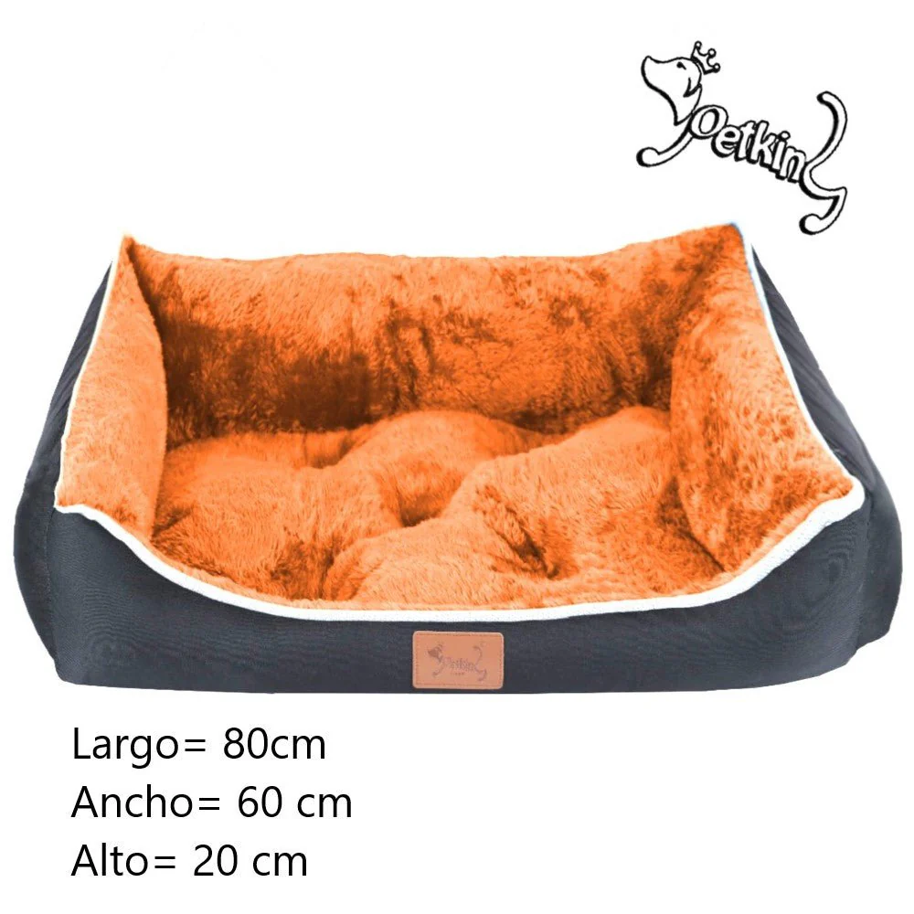 Cama Cuna Mascotas Naranja 3 Tamaños - Imagen 2