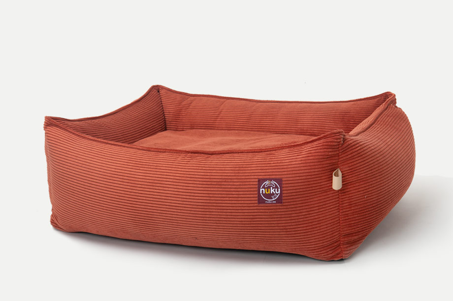 Cama para perro Cotelé Terracota - Imagen 3