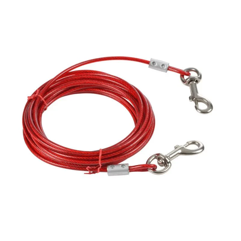Correa Para Perros Ultra Resistente 6m Cable Acero Perros