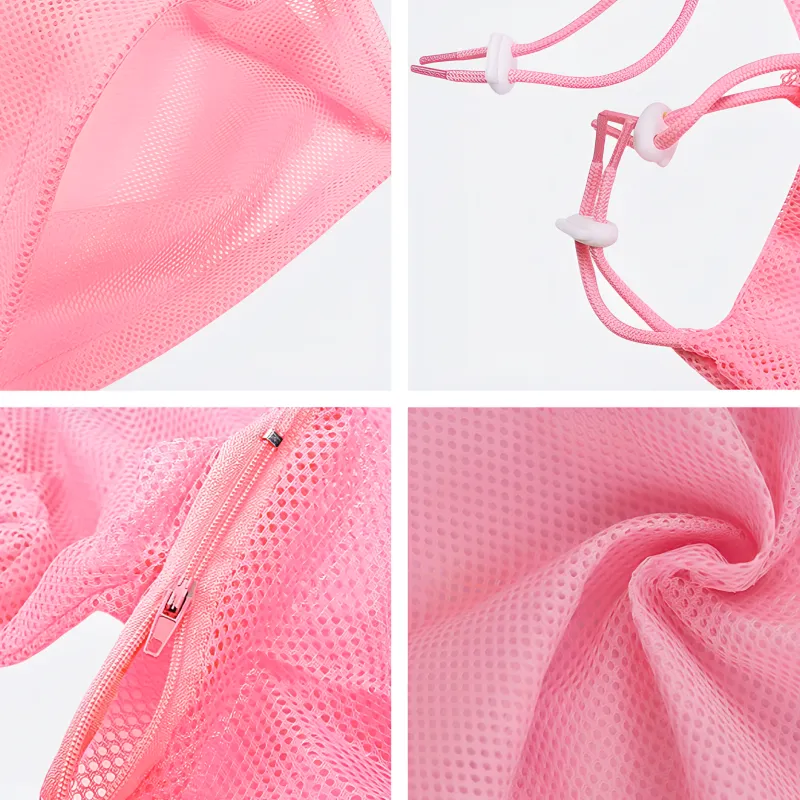 Bolsa de sujeción de malla para gatos para lavar y cortar uñas - Imagen 5