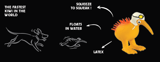 Juguete Látex Kiwi Nurse - Imagen 3