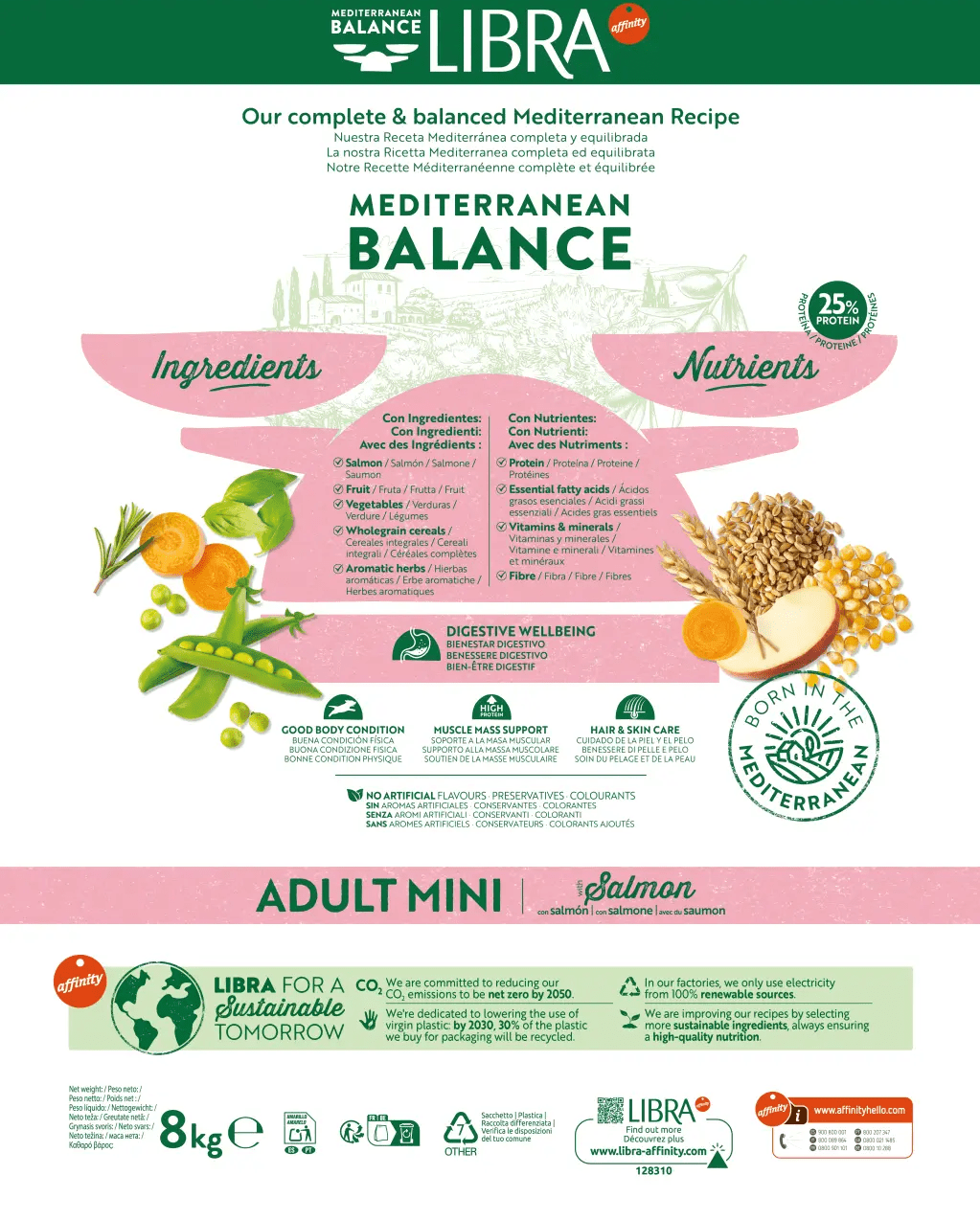 Libra Perro Adulto Mini Salmón 3KG - Imagen 2