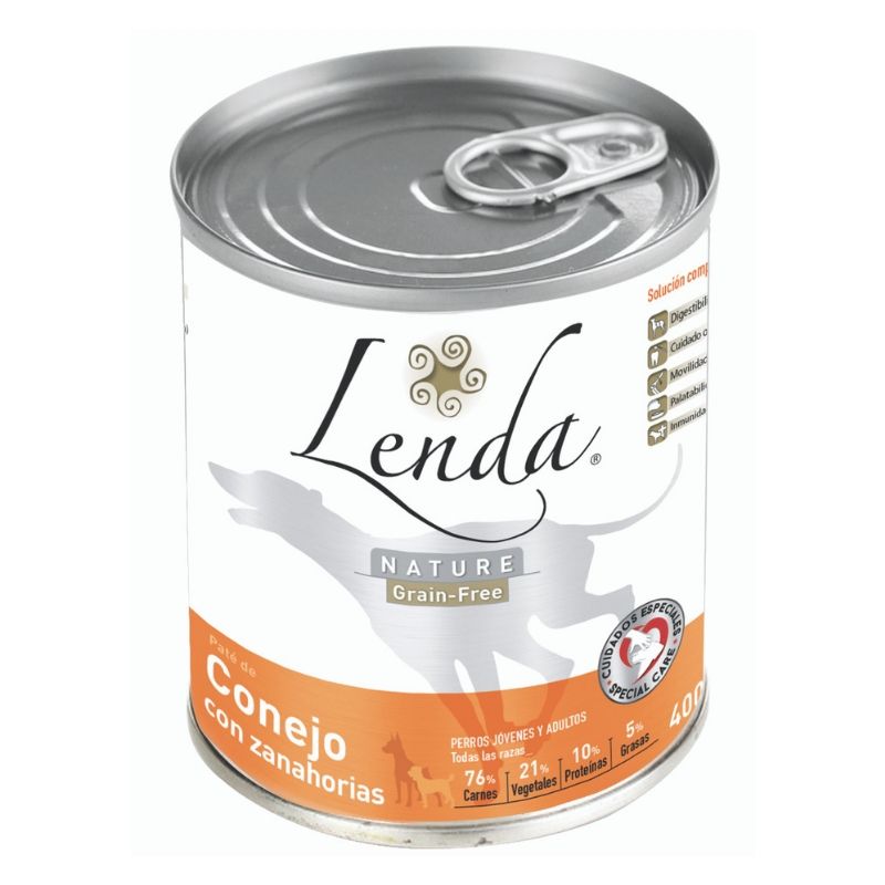 Lenda Lata Conejo Sin Cereales 400gr