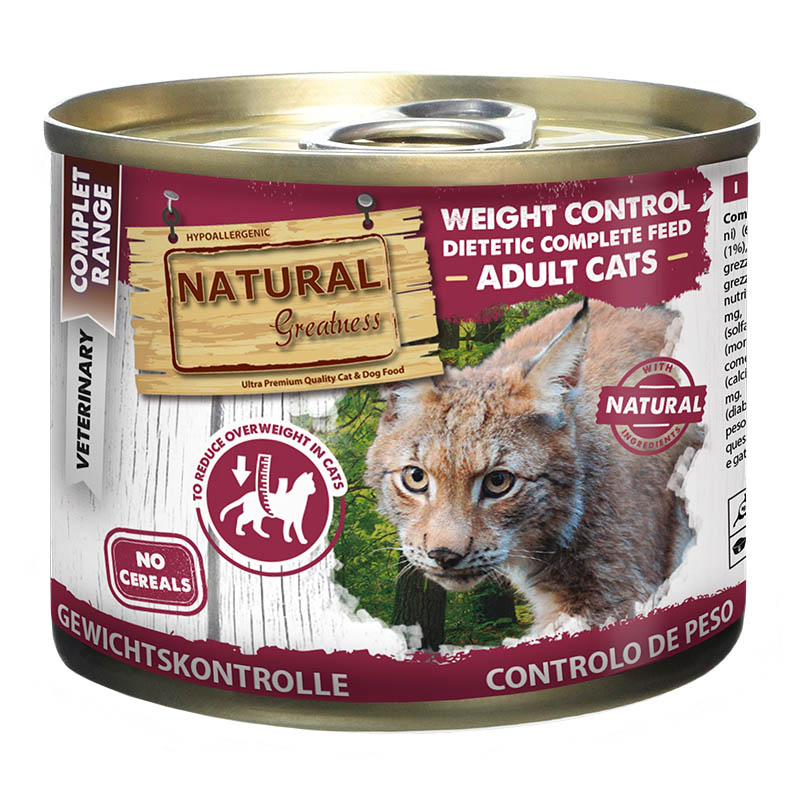 Natural Greatness Vet Dieta Control Peso Gatos Lata