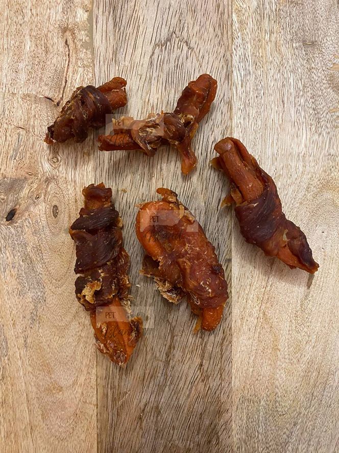 Zanahoria recubierta de pollo