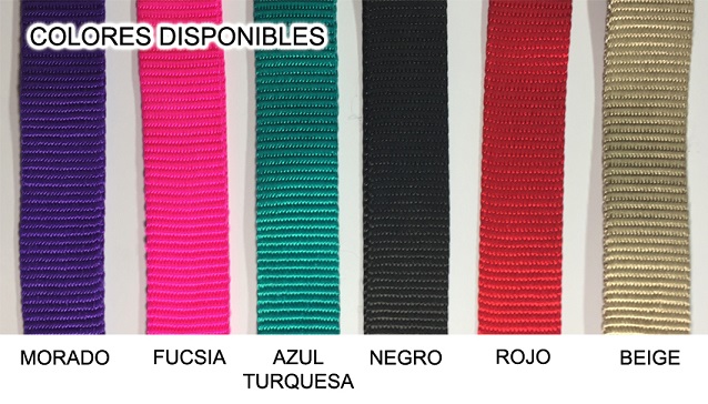 Collar de Nylon + Placa Hidrante para Perros – collar personalizado con nombre y la placa con teléfono. + colores - Imagen 2