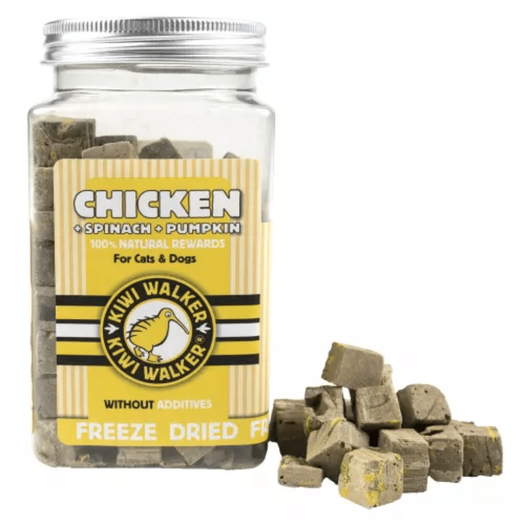 Snack Kiwi Pollo, Calabaza y Espinacas – para perros y gatos