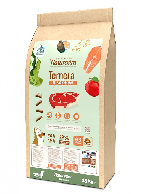 Naturextra Ternera y salmón - Imagen 4