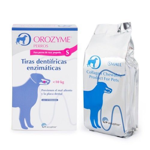 Tiras dentífricas masticables Orozyme para perros