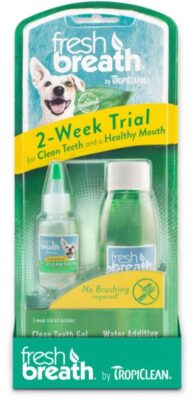 Tropiclean Clean Teeth Kit 2 semanas de prueba 118 ml