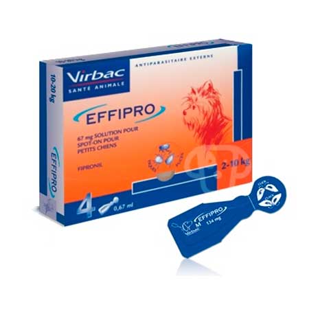 Virbac Effipro spot on gato 50mg 4 pipetas - Imagen 2
